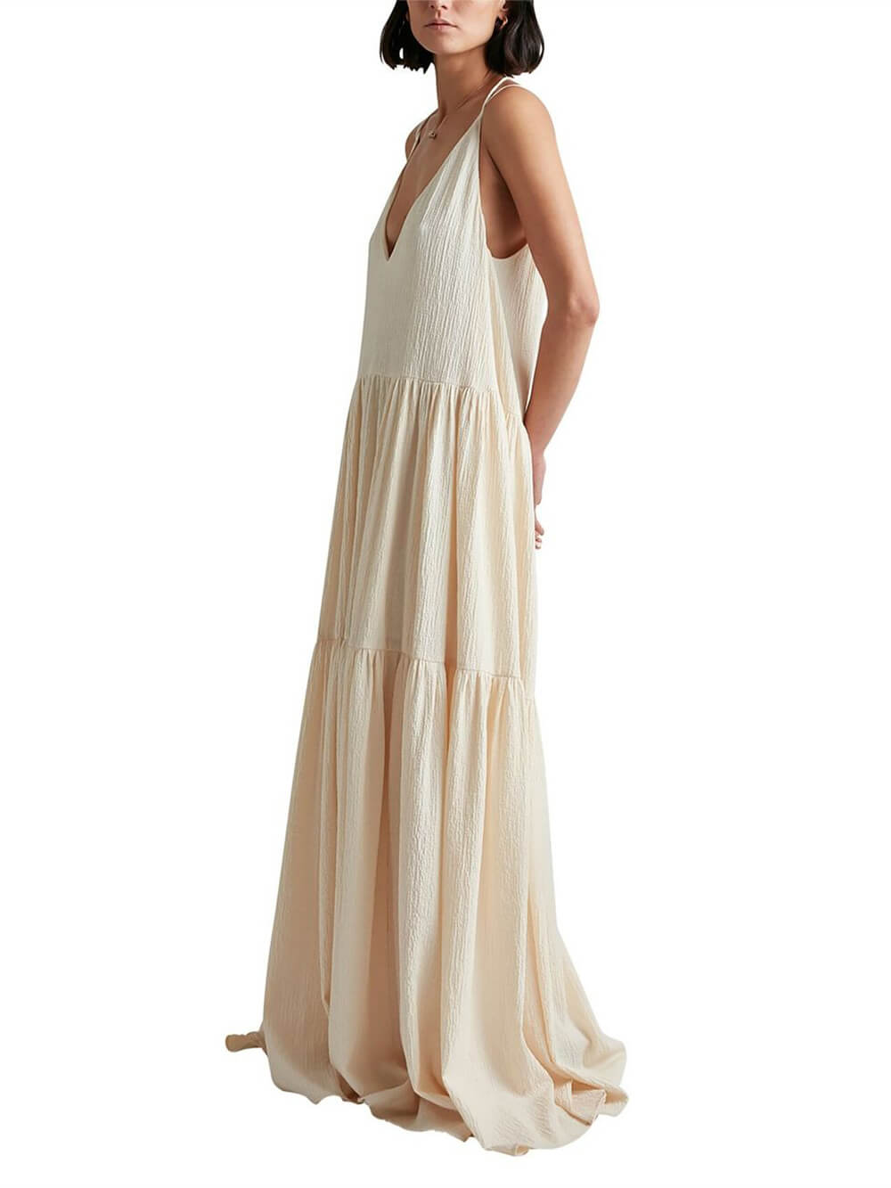 Heide - Robe longue à bretelles amovibles