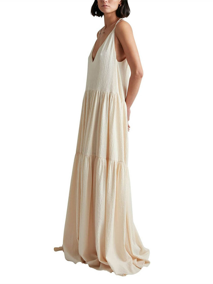 Heide - Robe longue à bretelles amovibles