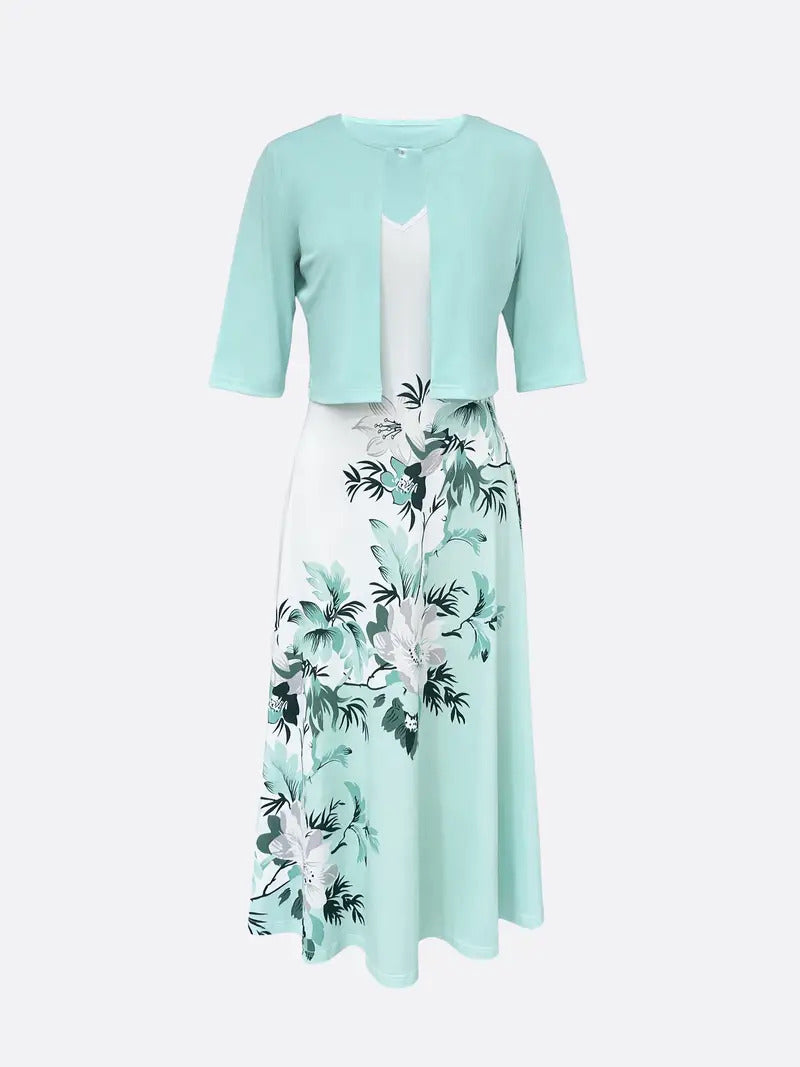 Elaina - Robe 2 pièces élégante et confortable