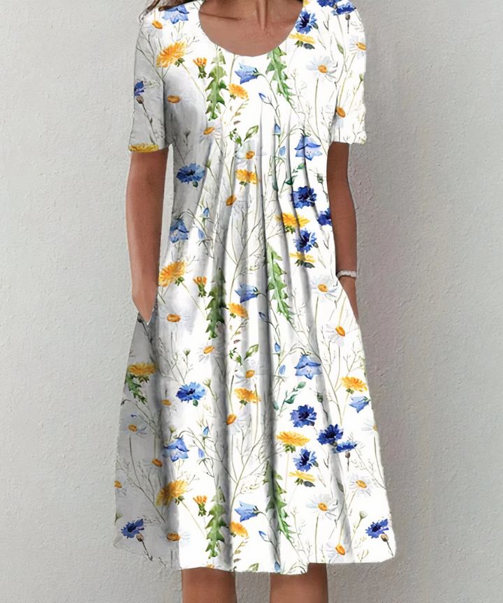 Clementine - Robe à fleurs
