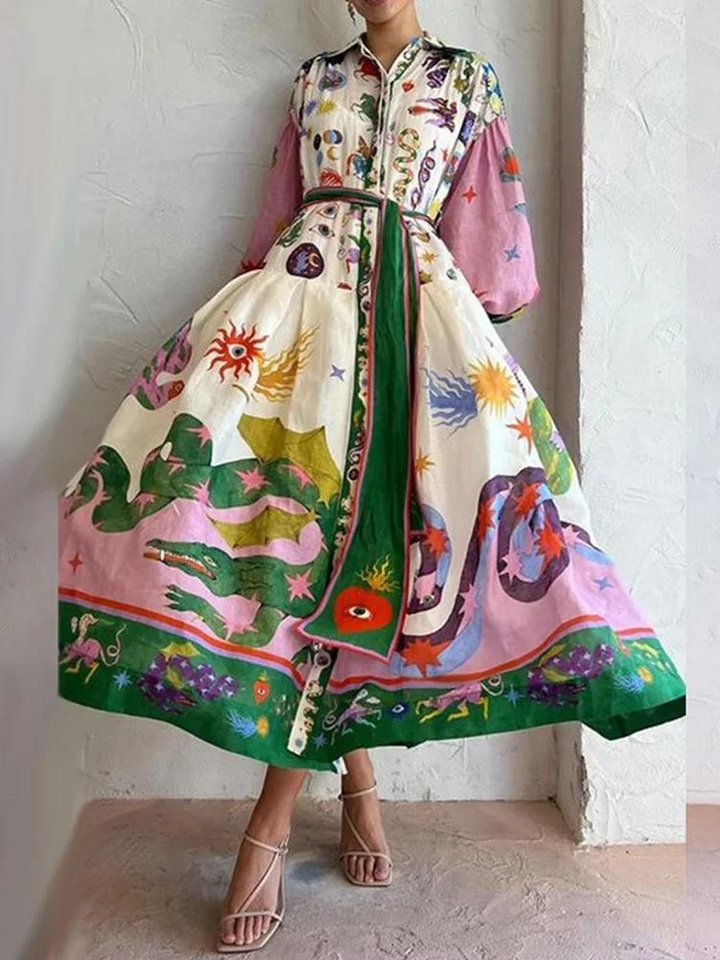 Jasmine - Robe longue décontractée