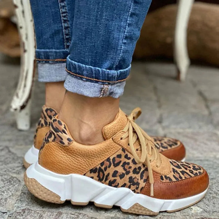 Crissa - Chaussures léopard confortables