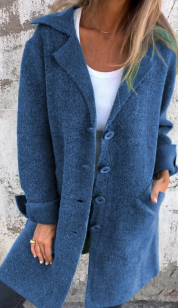 Carole - Manteau casual droit