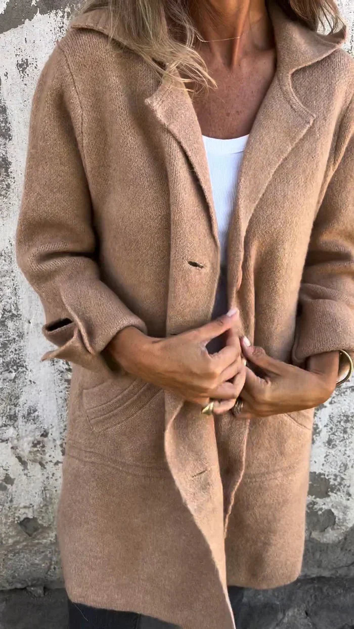 Carole - Manteau casual droit