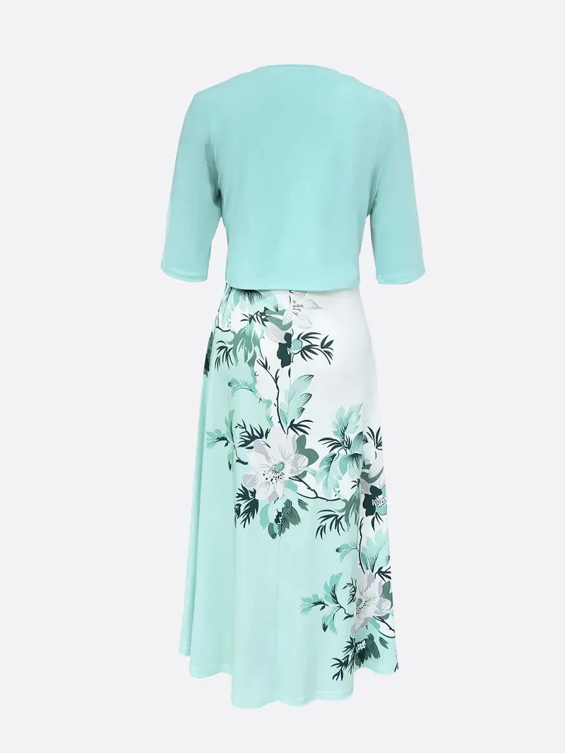 Elaina - Robe 2 pièces élégante et confortable