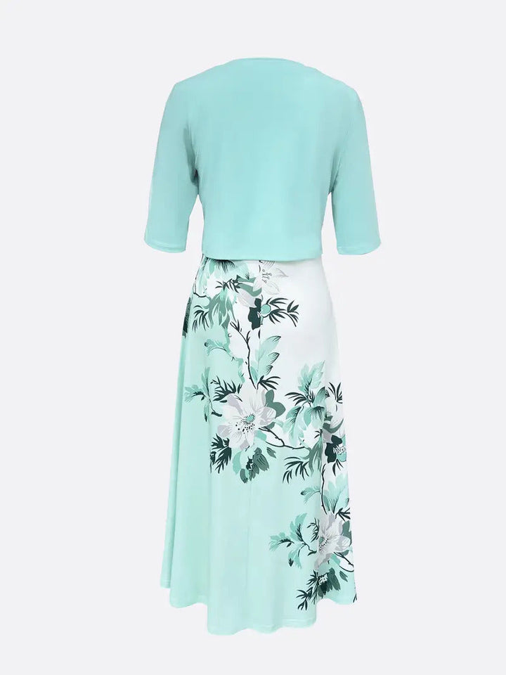 Elaina - Robe 2 pièces élégante et confortable