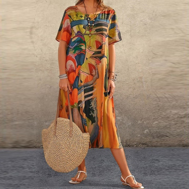 Jodilyn - Robe tunique confortable