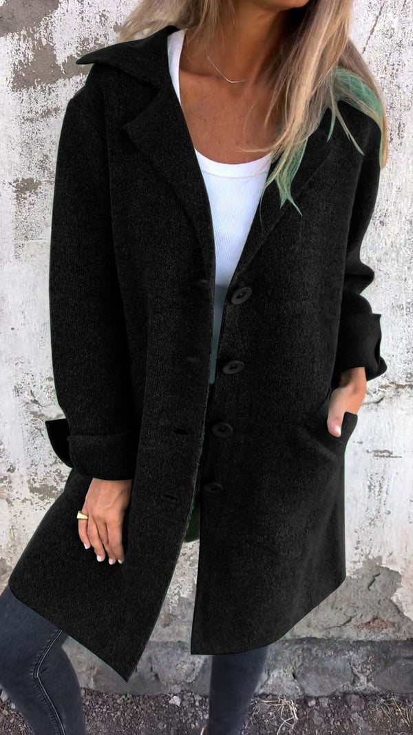 Carole - Manteau casual droit