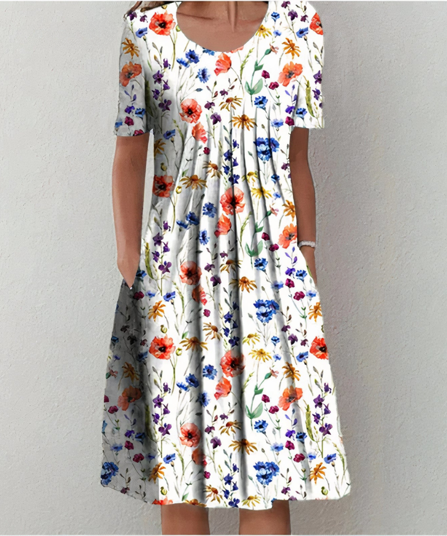 Clementine - Robe à fleurs