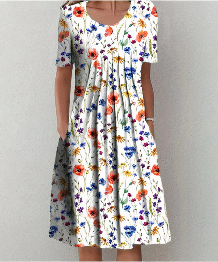 Clementine - Robe à fleurs