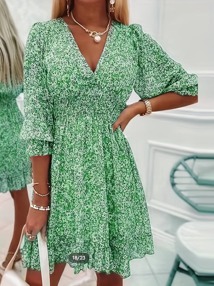 Alina - Robe à manches flottantes