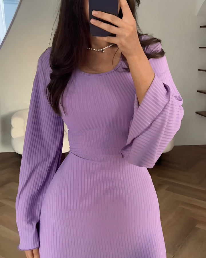 Gabriella - Robe longue en maille élégante