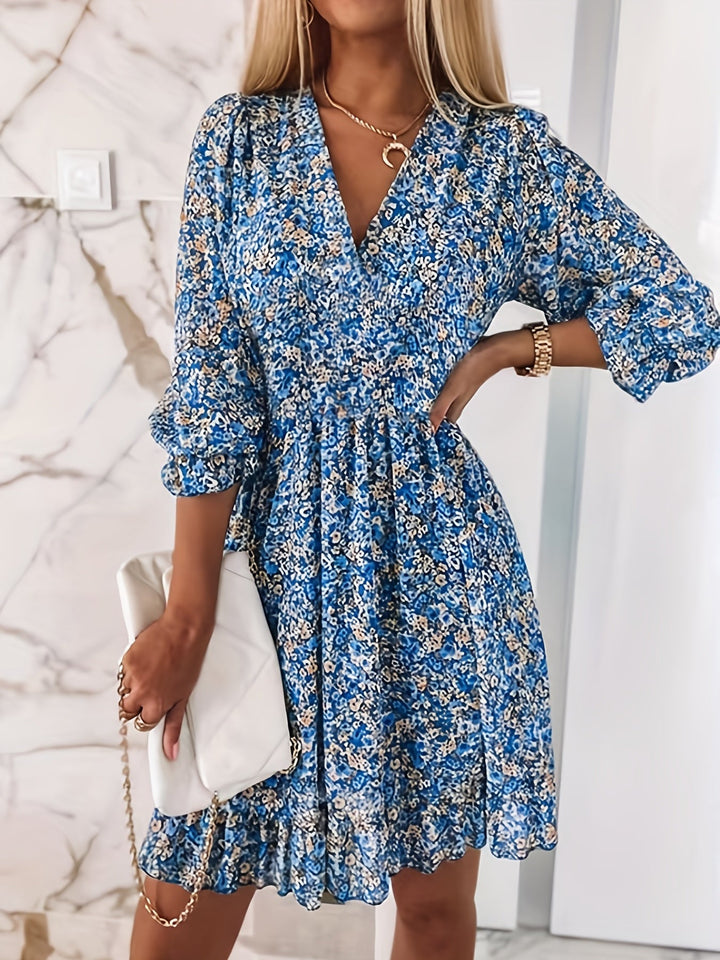 Alina - Robe à manches flottantes