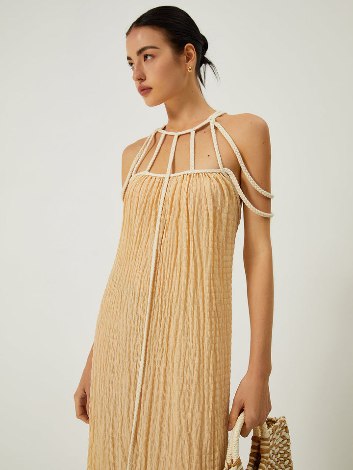 Jairah - Robe bohème tressée