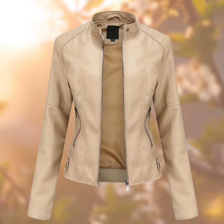 Amora - Veste en cuir élégante