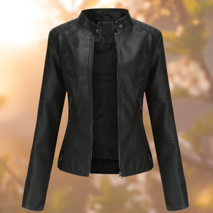 Amora - Veste en cuir élégante