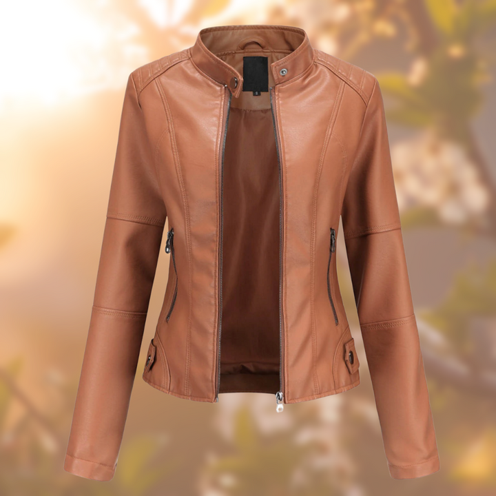 Amora - Veste en cuir élégante