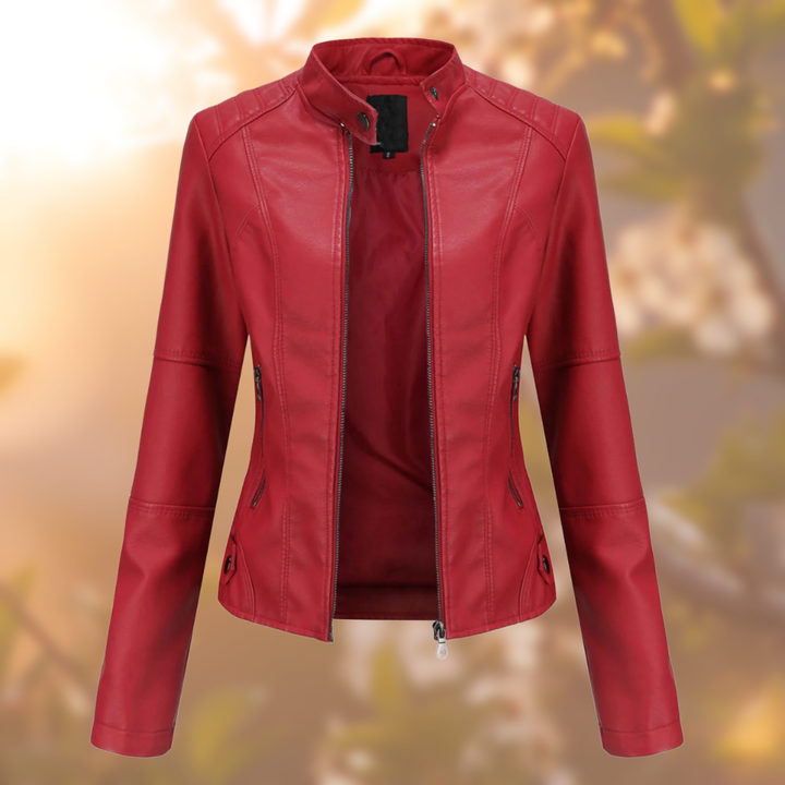 Amora - Veste en cuir élégante