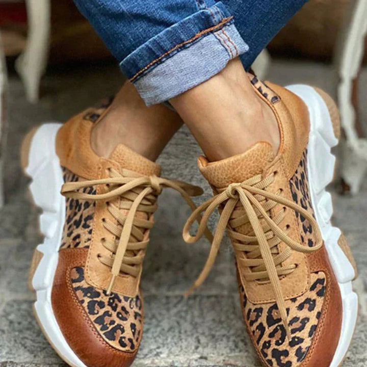 Crissa - Chaussures léopard confortables