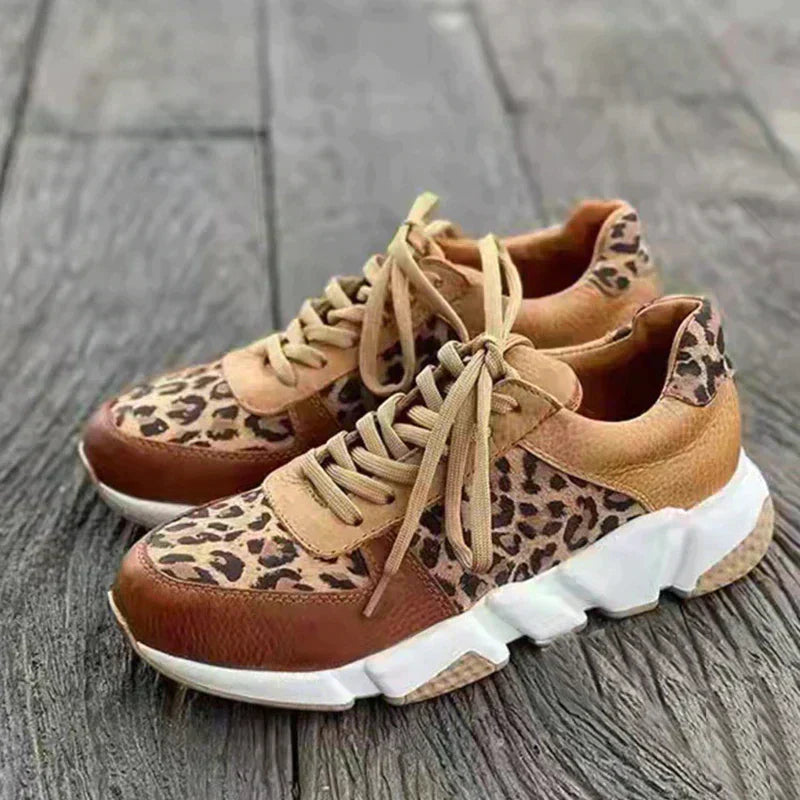Crissa - Chaussures léopard confortables