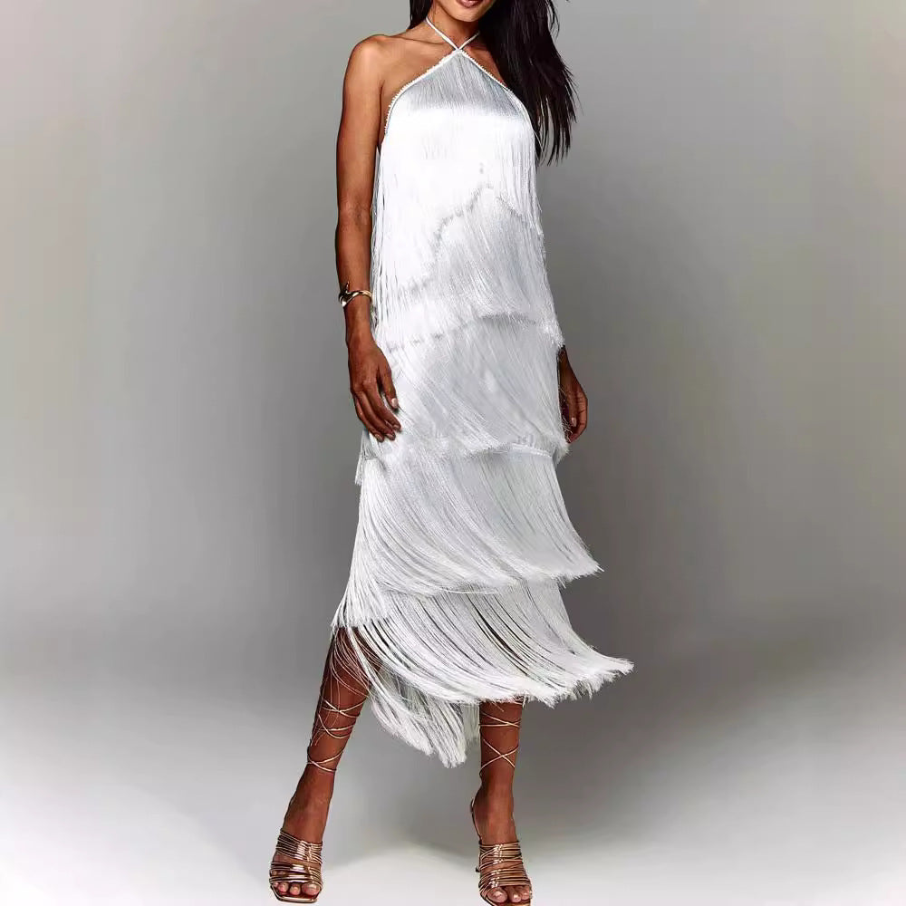 Severine - Robe à glands