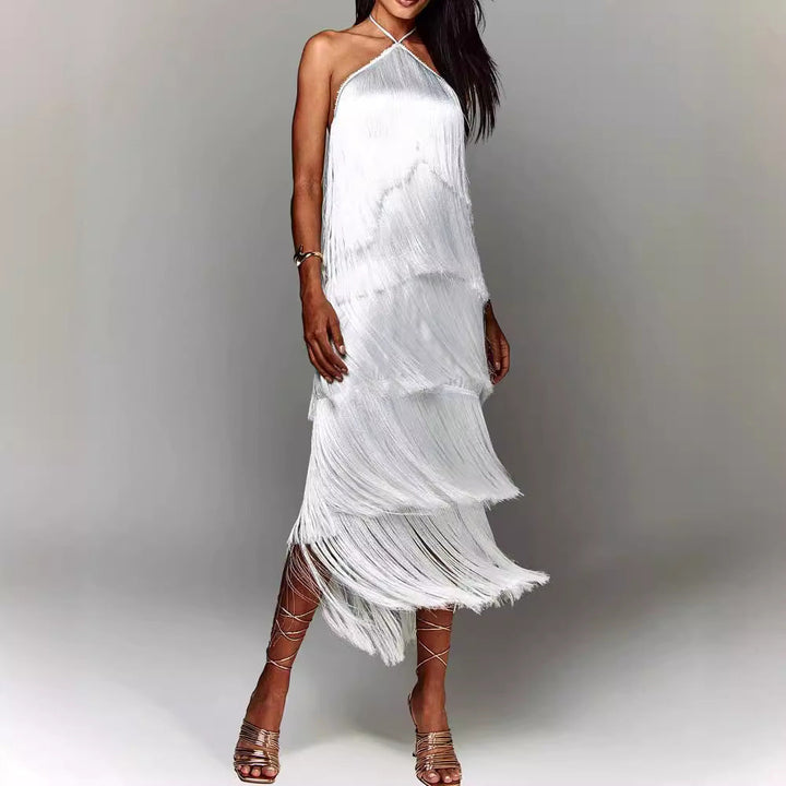Severine - Robe à glands