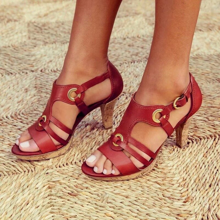 Emeline - Sandales à talon confortables