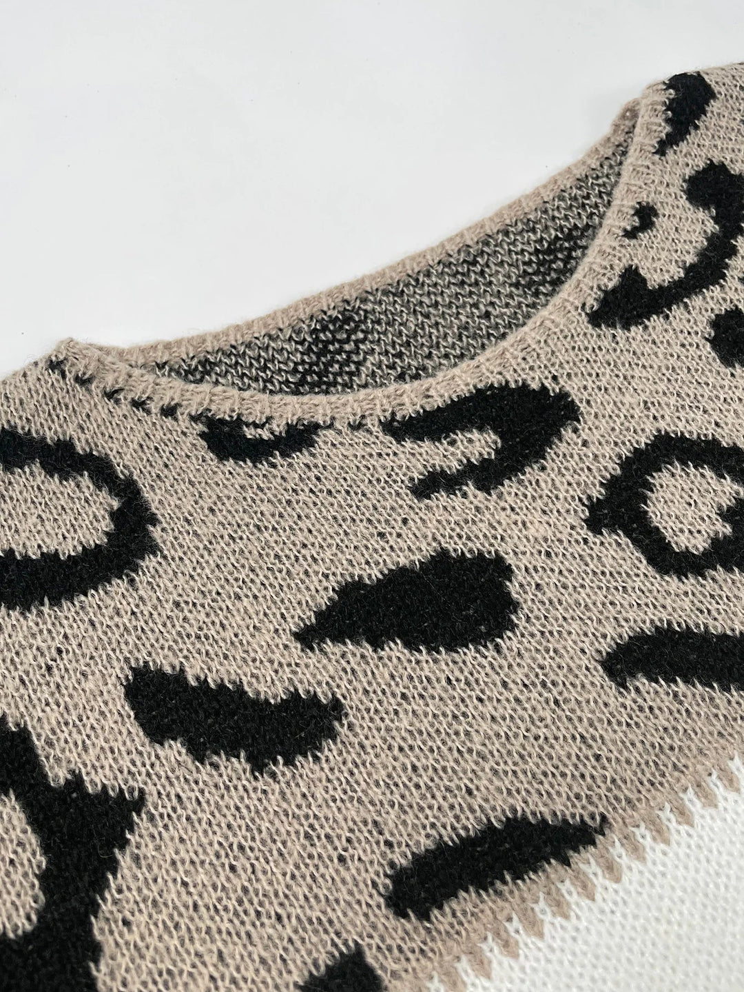Lela | Pull à motif léopard