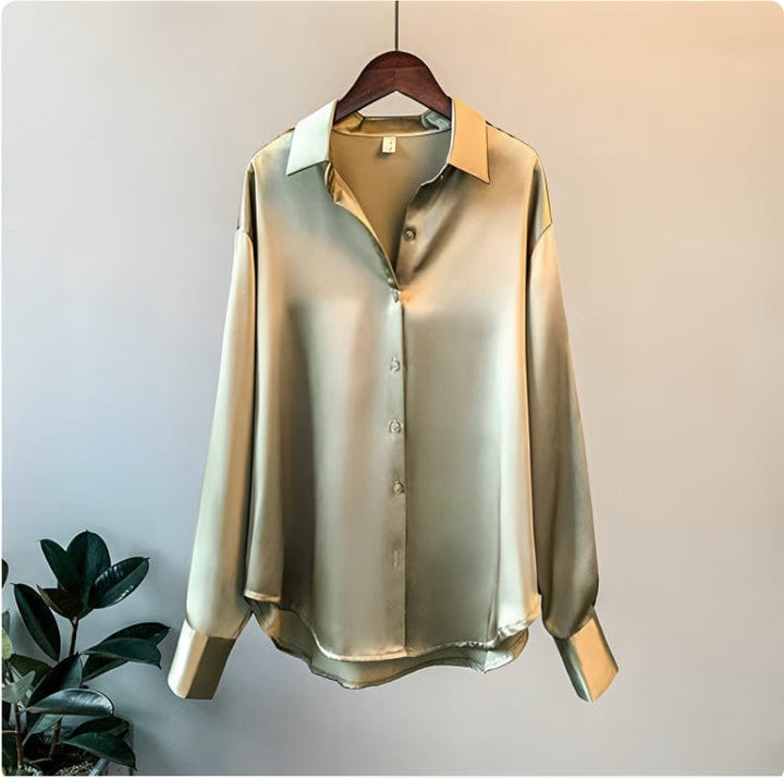 Margot - Chemisier en satin