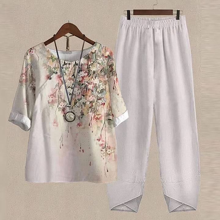 Penny - Ensemble chic chemise et pantalon