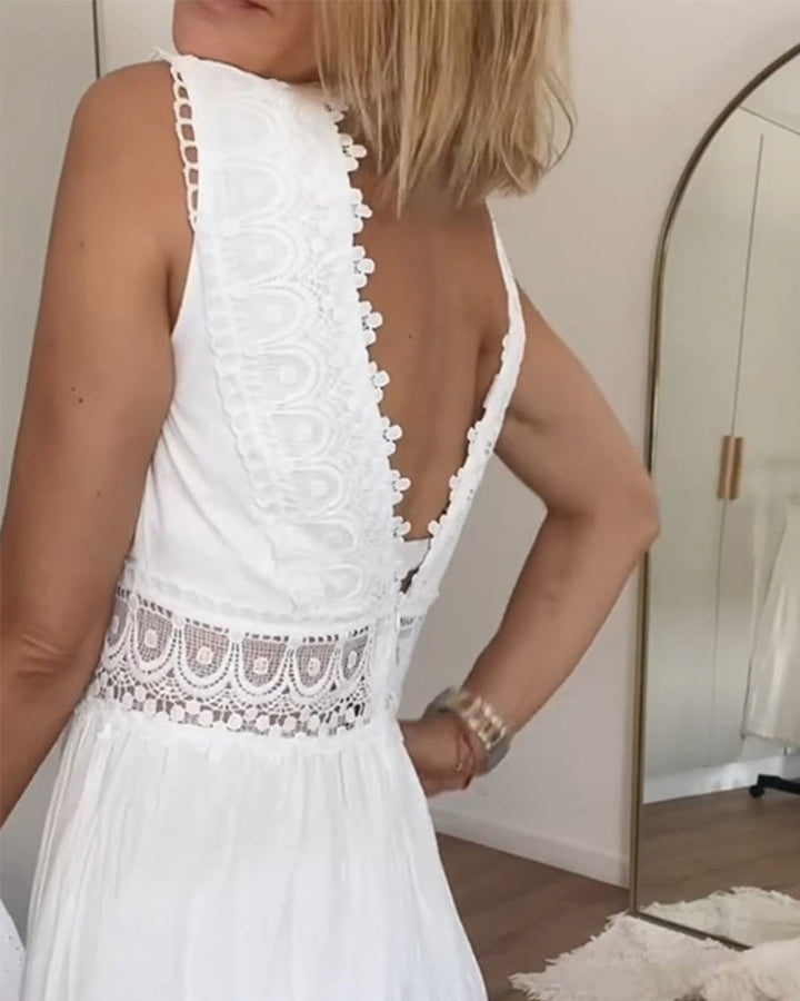 Clarisa - Robe à col en V