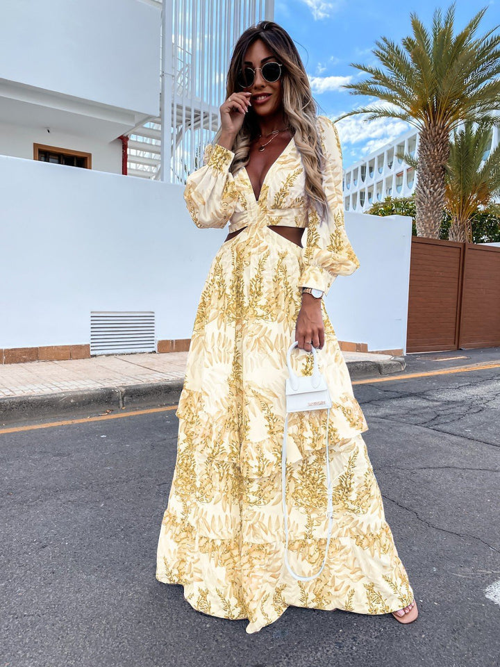 Cynthia - Robe à col en V