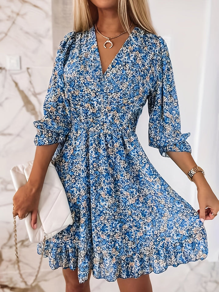 Alina - Robe à manches flottantes