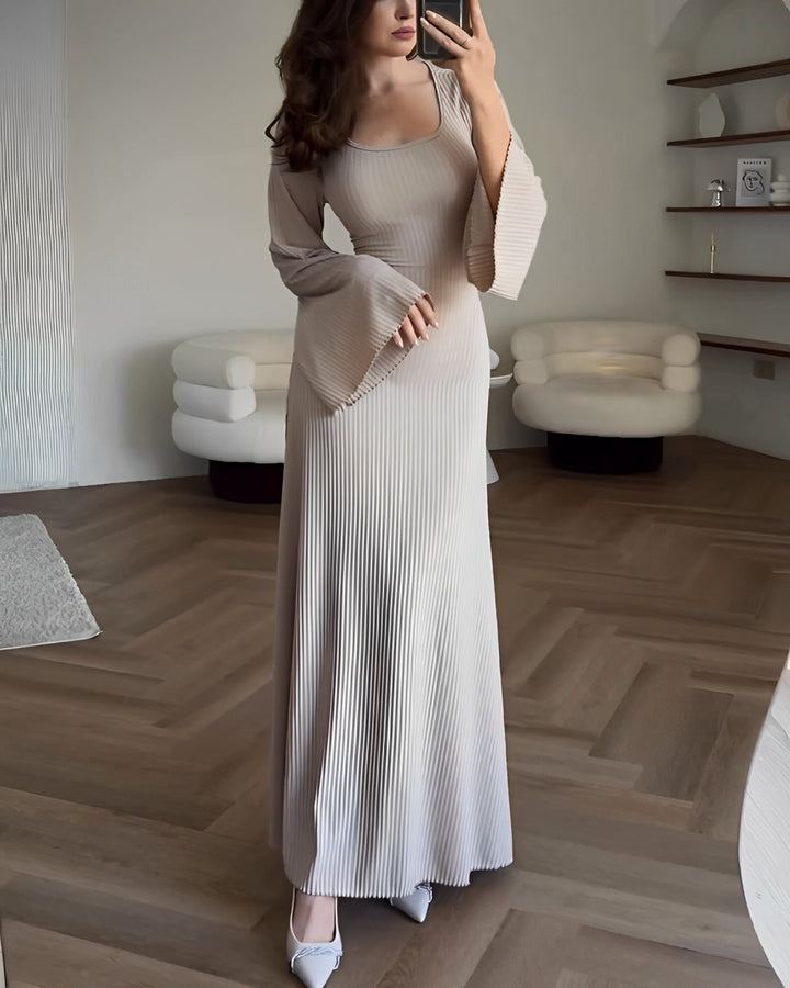 Gabriella - Robe longue en maille élégante