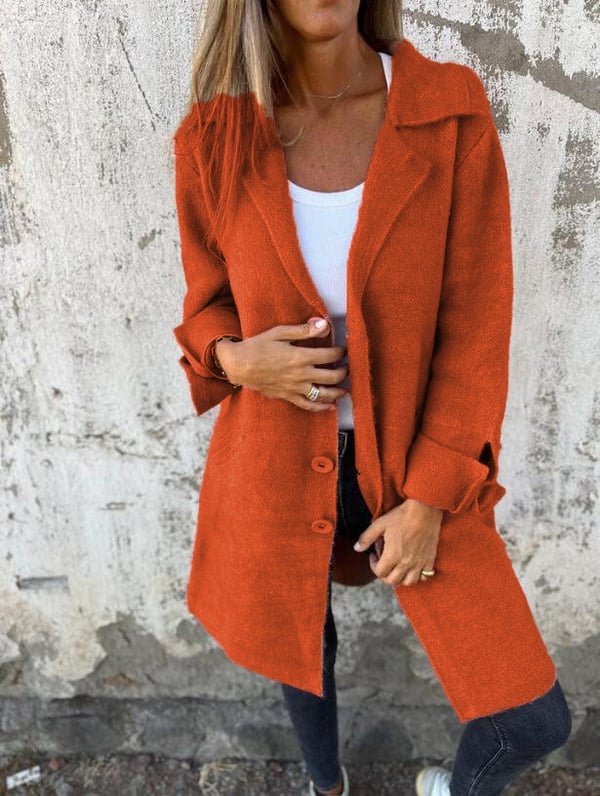 Carole - Manteau casual droit