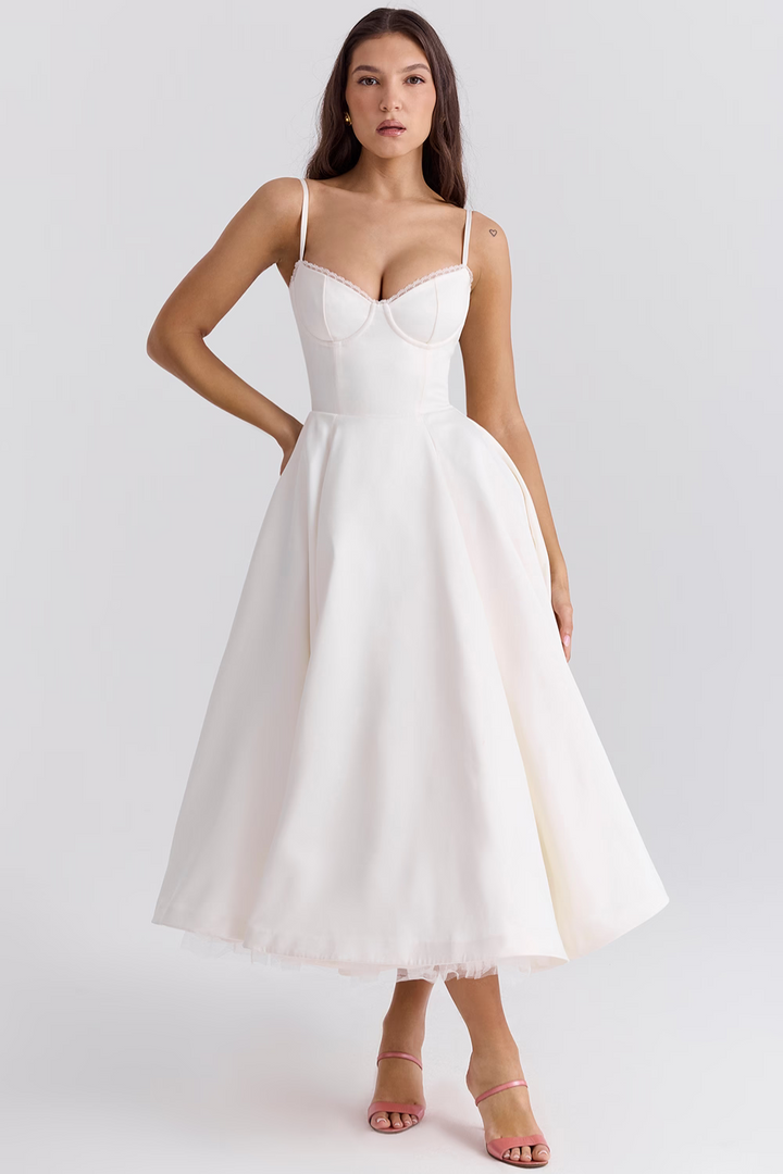 Louane - Robe midi double épaisseur