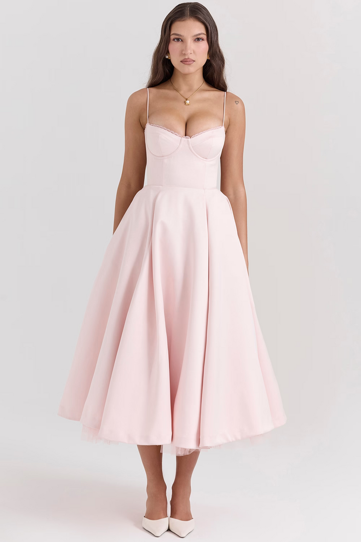 Louane - Robe midi double épaisseur