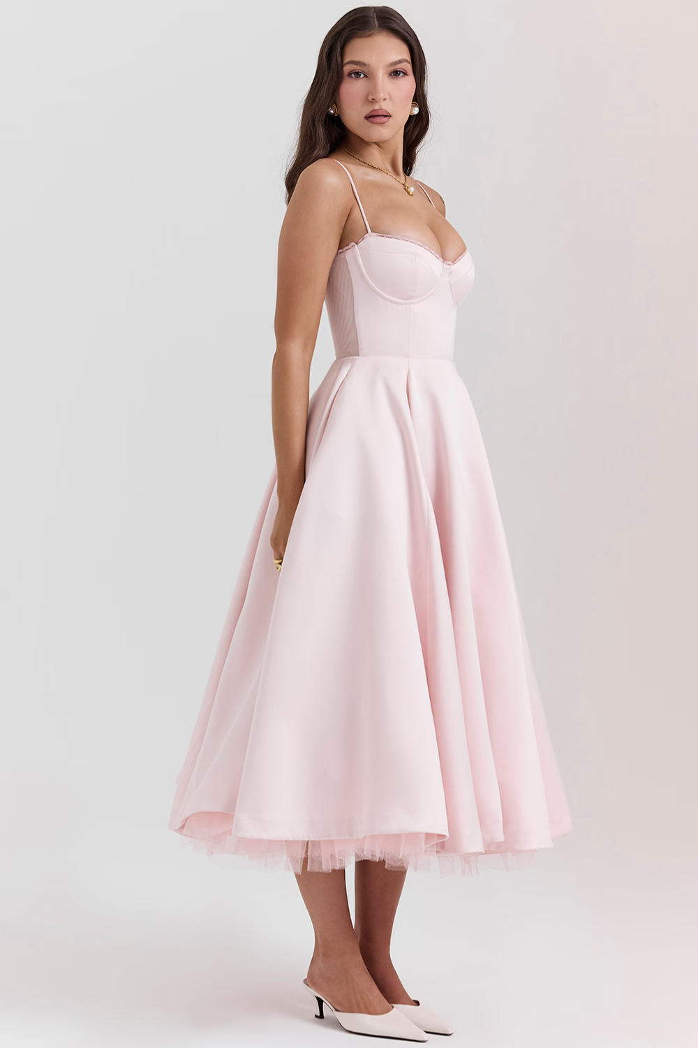 Louane - Robe midi double épaisseur