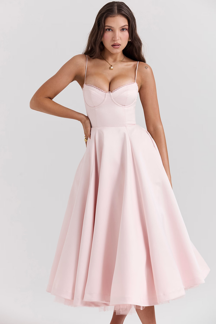 Louane - Robe midi double épaisseur