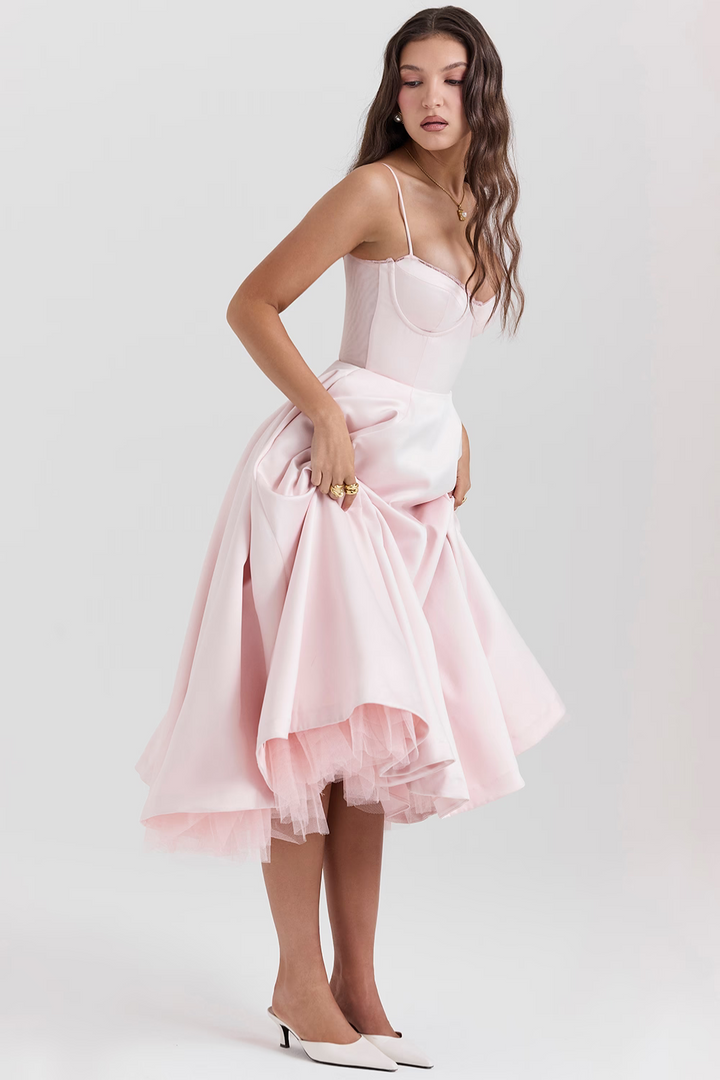 Louane - Robe midi double épaisseur
