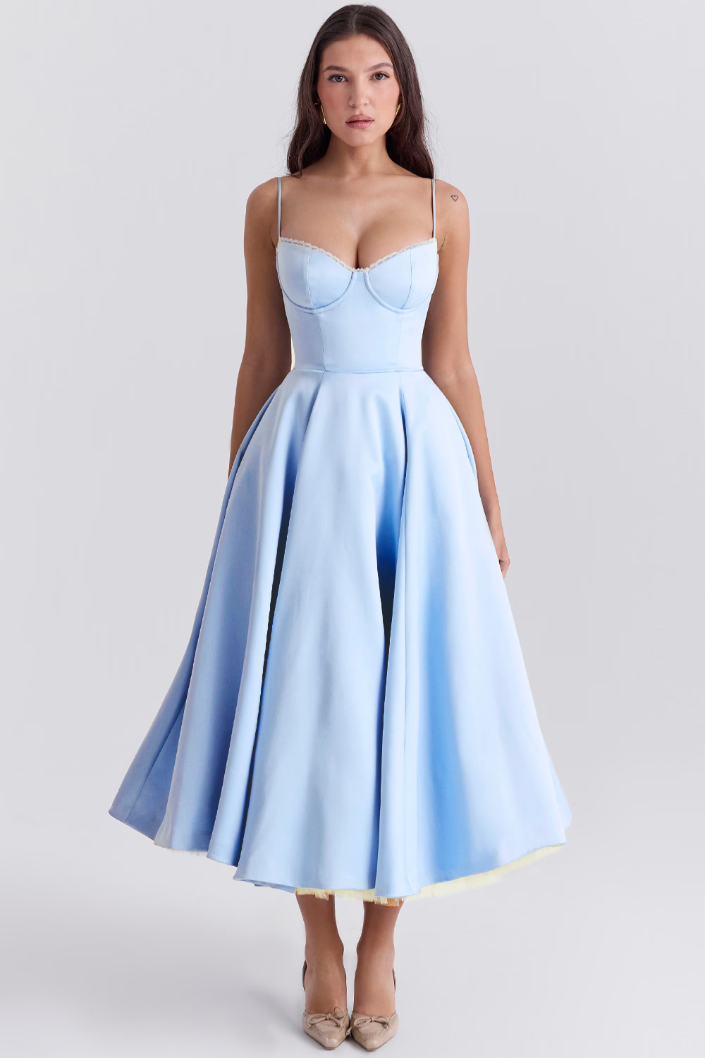 Louane - Robe midi double épaisseur
