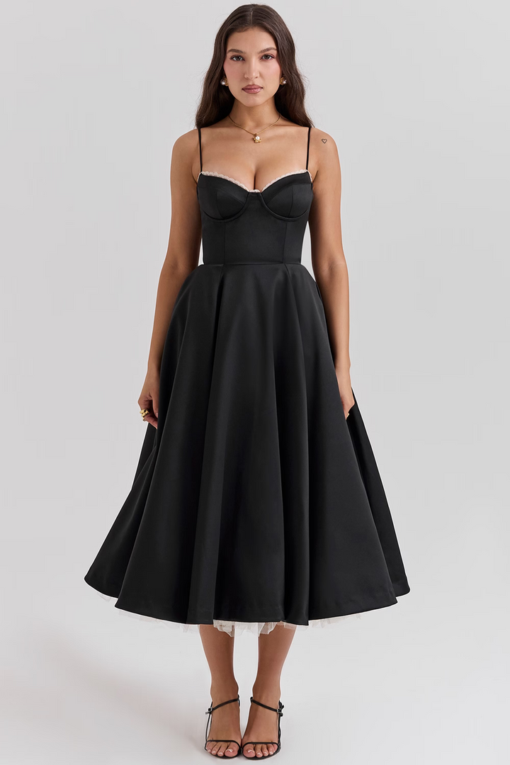 Louane - Robe midi double épaisseur