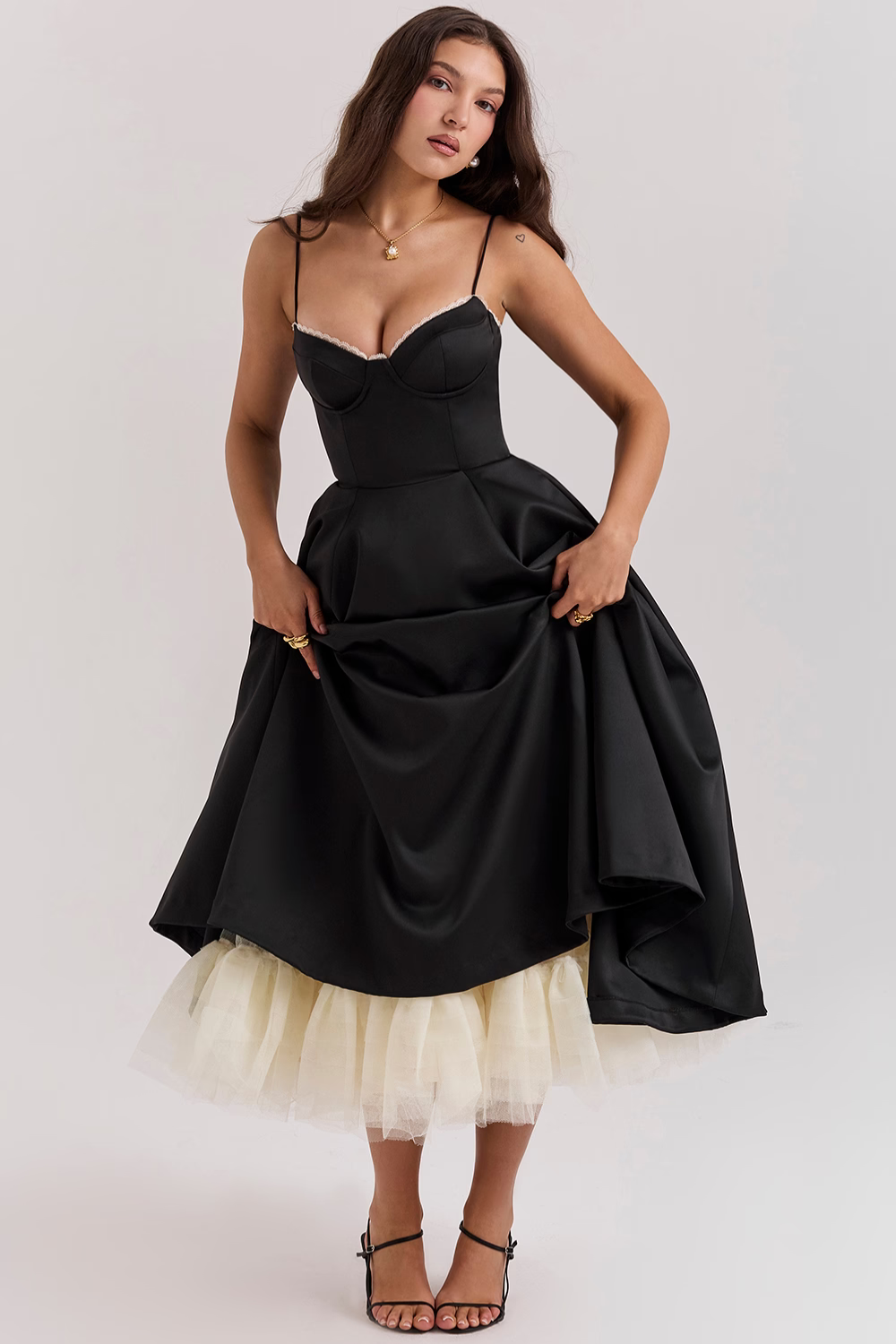 Louane - Robe midi double épaisseur