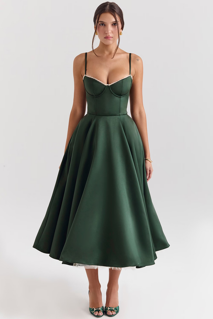 Louane - Robe midi double épaisseur
