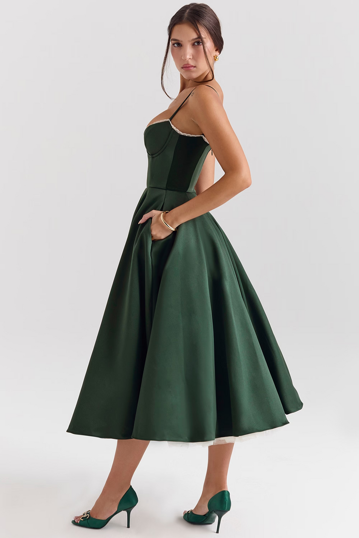 Louane - Robe midi double épaisseur