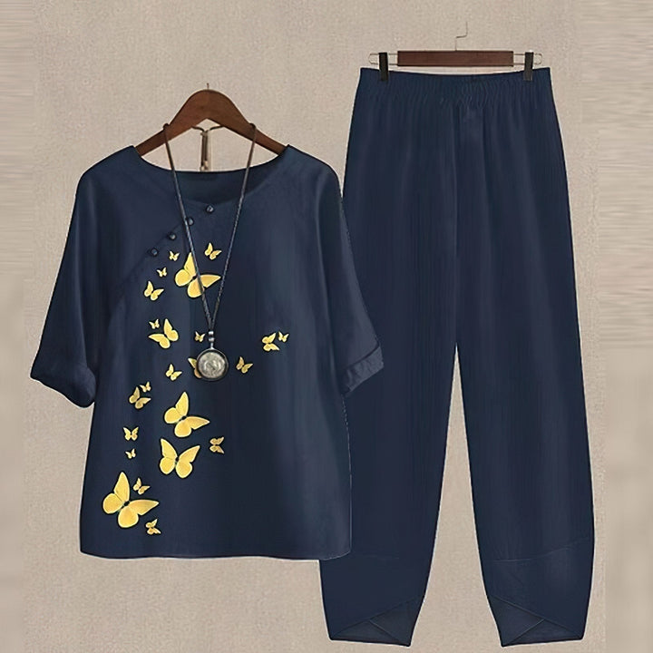 Penny - Ensemble chic chemise et pantalon