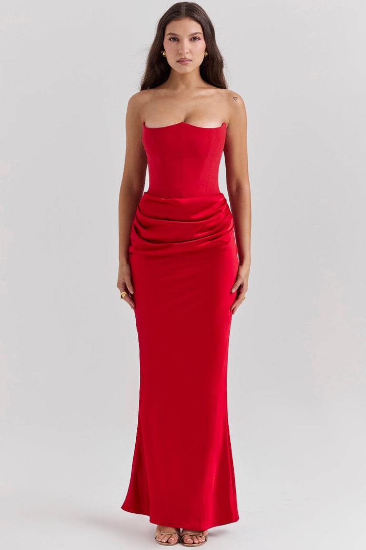 Lilly - Robe corset sans bretelles