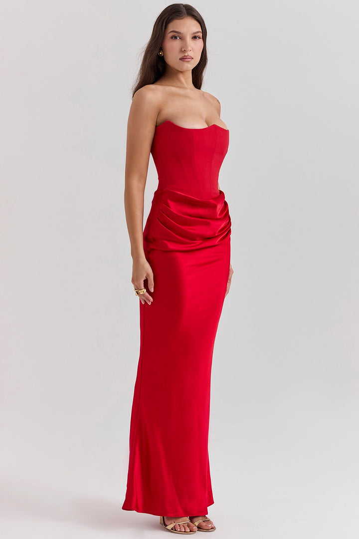 Lilly - Robe corset sans bretelles
