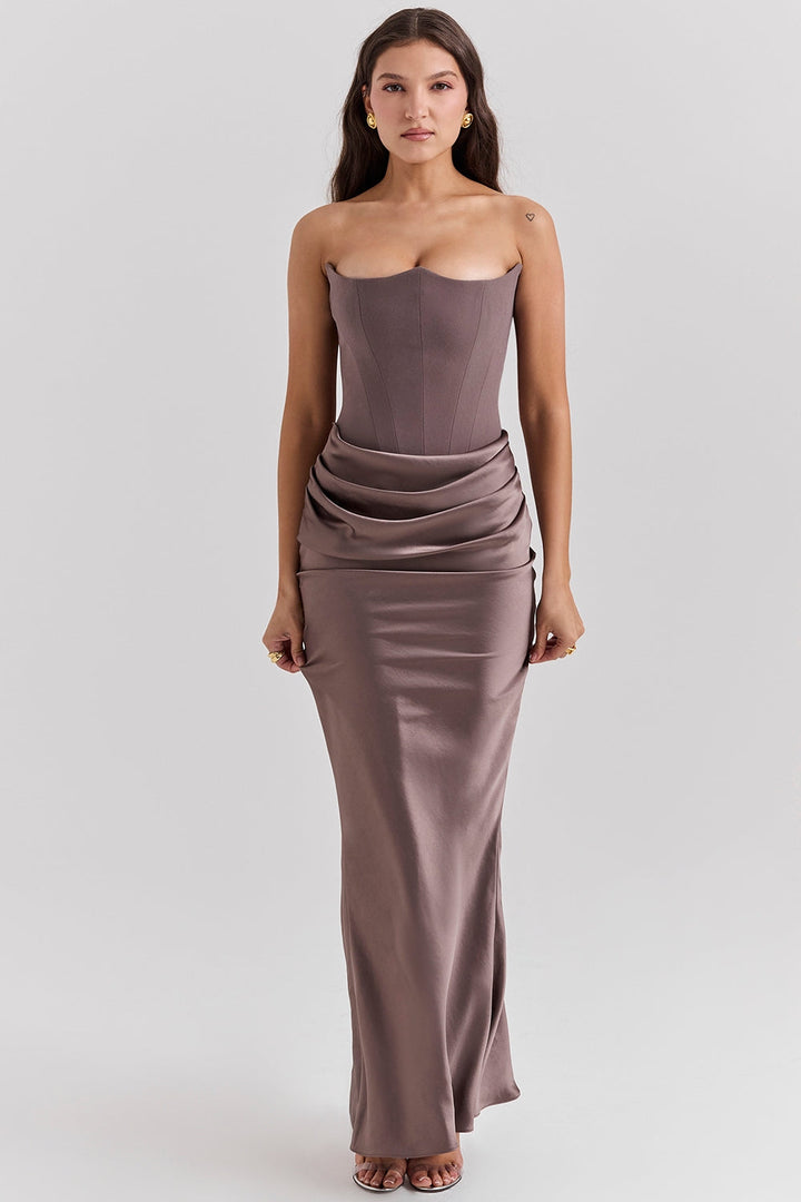Lilly - Robe corset sans bretelles