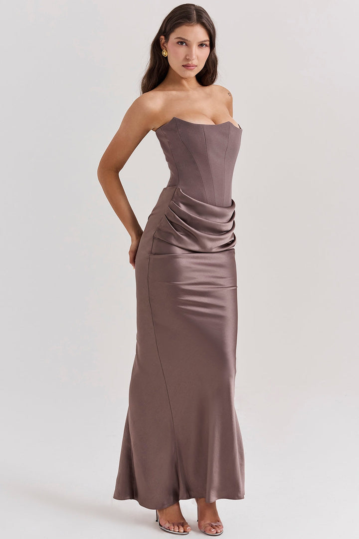 Lilly - Robe corset sans bretelles